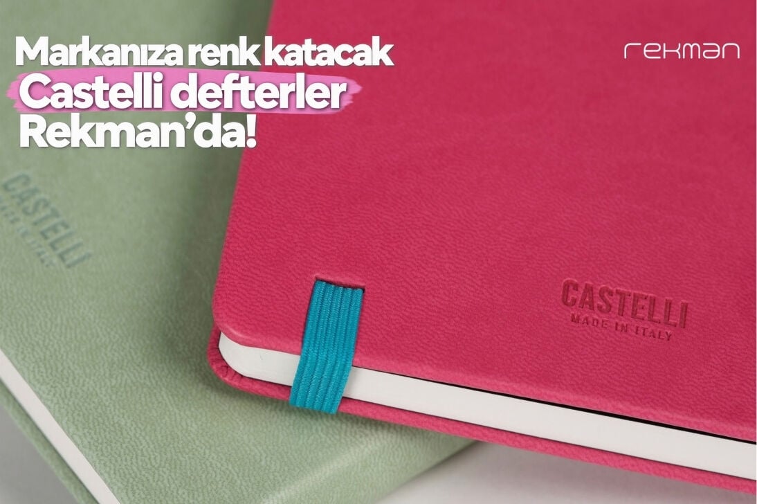 İtalyan Tasarımının Zarafeti: Castelli Defterler Rekman’da!