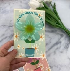 Kadınlar Günü Lotus Toka