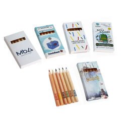 Promosyon Yarım Boy 6'lı Boya Kalemi