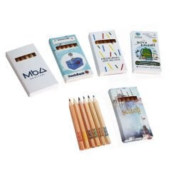 Promosyon Yarım Boy 6'lı Boya Kalemi