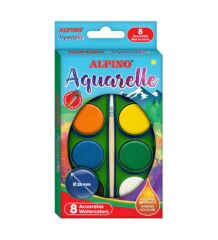 Alpino Aquarelle 8 Renk Sulu Boya Seti