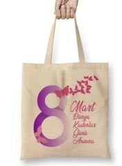 Kadınlar Günü  Temalı Bez Çanta
