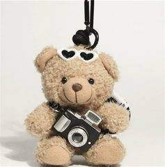 Mini Teddy Pelüş Çanta Charmı