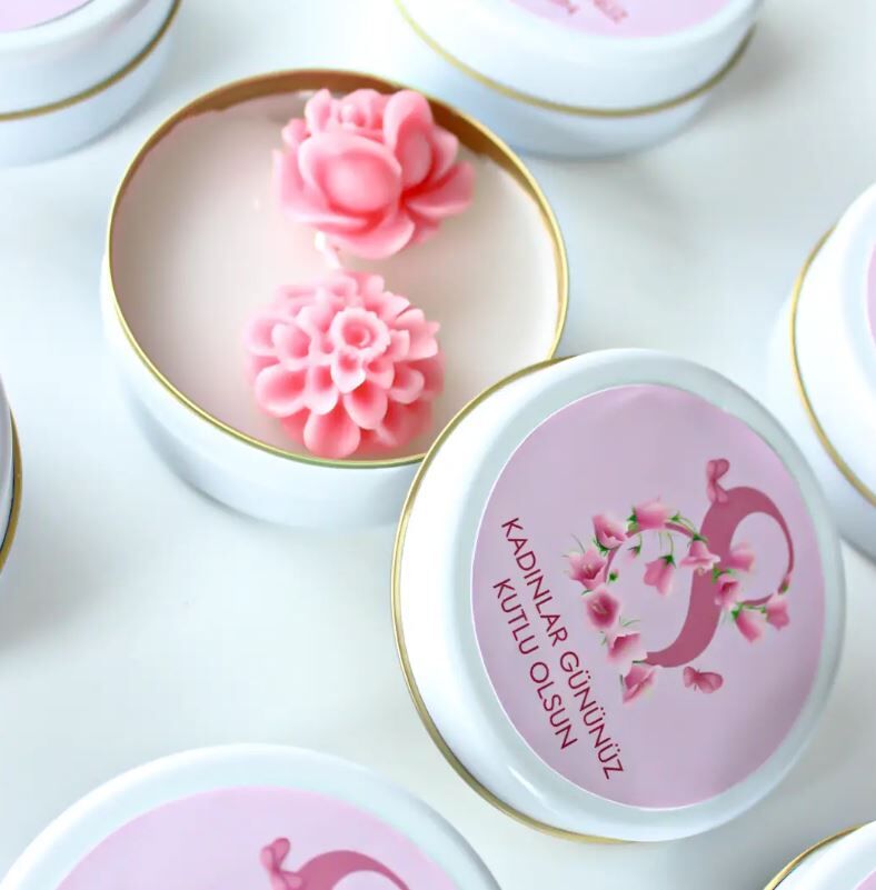 Kadınlar Günü Hediyesi Mum