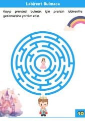 Çocuklara Süper Ötesi Labirent Bulmaca Kitabı (3-9 Yaş)