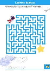 Çocuklara Süper Ötesi Labirent Bulmaca Kitabı (3-9 Yaş)