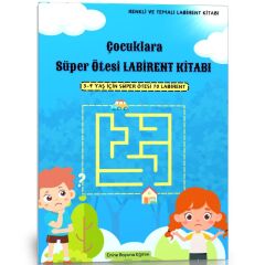 Çocuklara Süper Ötesi Labirent Bulmaca Kitabı (3-9 Yaş)
