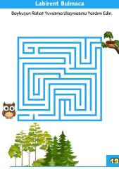 Çocuklara Süper Ötesi Labirent Bulmaca Kitabı (3-9 Yaş)