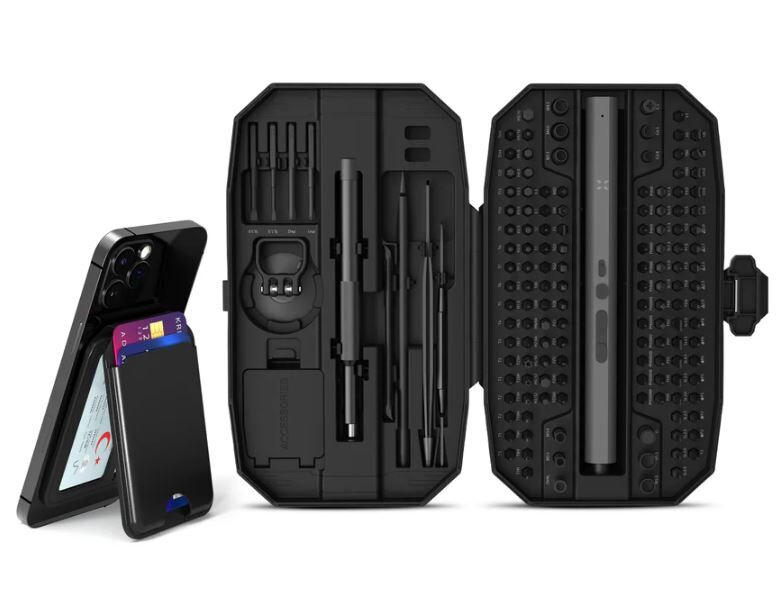 Akıllı Takip Edilebilir Cüzdan ve 153 Parça Tornavida Seti