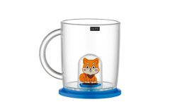 Figürlü Kulplu Led Işıklı Bardak