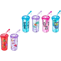 Sızdırmaz Pipetli Bardak