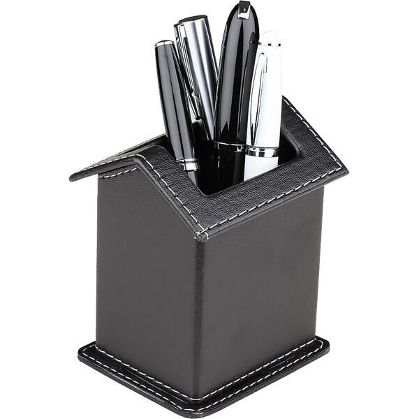 Deri Ev Şeklinde Kalemlik