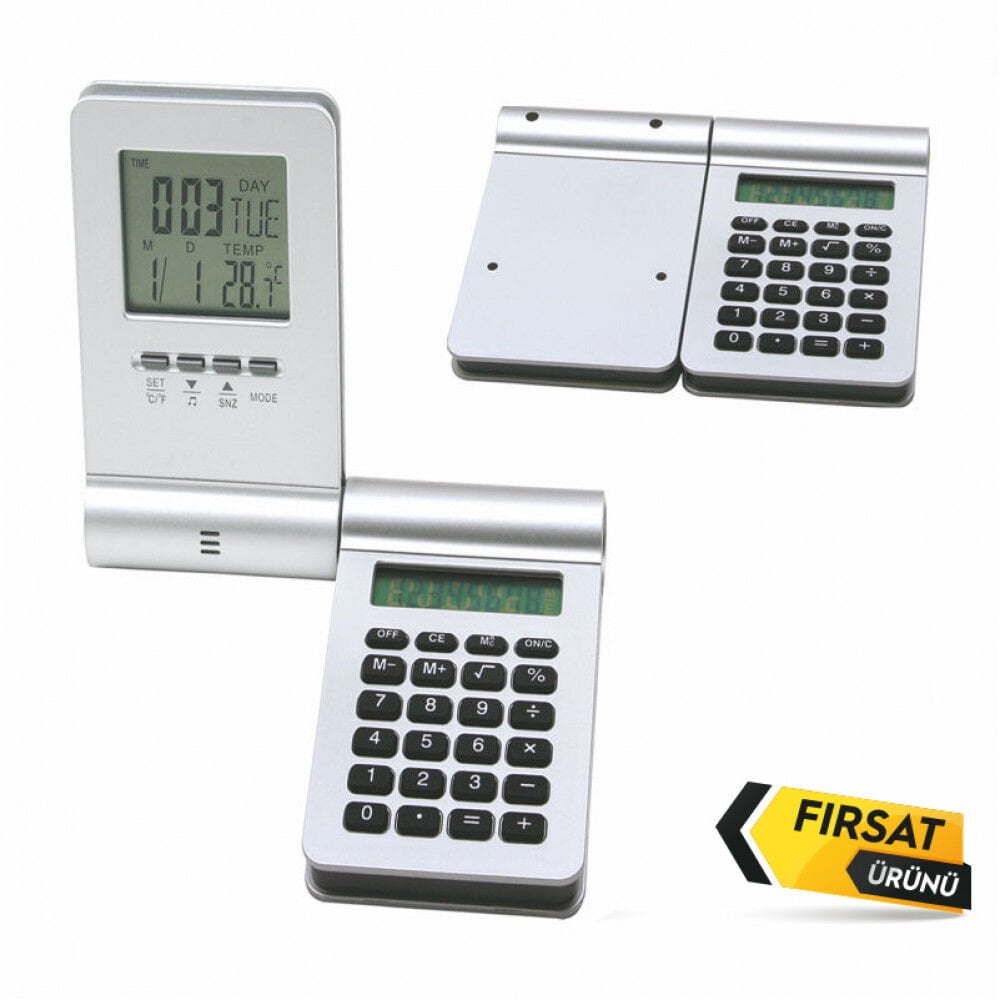 Hesap Makineli Masa Saati