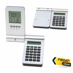 Hesap Makineli Masa Saati