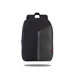 Classone Modena 15.6” WTX Pro Su Geçirmez Kumaş Macbook, Mac Air Laptop SırtÇantası-Siyah
