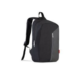 Classone Modena 15.6” WTX Pro Su Geçirmez Kumaş Macbook, Mac Air Laptop SırtÇantası-Siyah