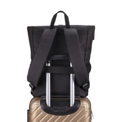 Classone Su geçirmez Kumaş 15.6 inch ,Notebook, Laptop, Macbook Sırt Çantası – Siyah