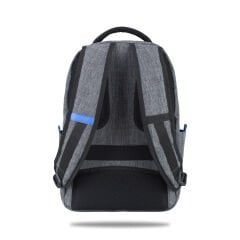 Classone La Spezia Serisi 15.6 inch WTXpro Su Geçirmez kumaş, Su Geçirmez Fermuar, Laptop Sırt Çantası –Gri