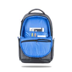 Classone La Spezia Serisi 15.6 inch WTXpro Su Geçirmez kumaş, Su Geçirmez Fermuar, Laptop Sırt Çantası –Gri