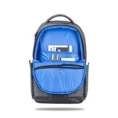 Classone La Spezia Serisi 15.6 inch WTXpro Su Geçirmez kumaş, Su Geçirmez Fermuar, Laptop Sırt Çantası –Gri