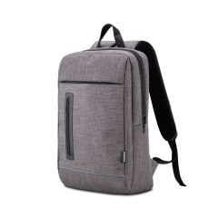 Classone Triesta Serisi, Geri Dönüştürülmüş kumaş,15.6 inch Uyumlu Macbook, Laptop, Notebook Sırt Çantası- Keten Gri