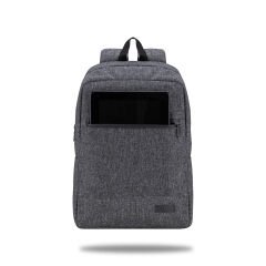 Classone Pro 15.6 inch uyumlu WTXpro Su Geçirmez Kumaş, Su Geçirmez Fermuar, Geri Dönüştürülmüş Kumaş, Macbook , Laptop , Notebook Sırt Çantası –Gri