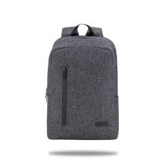 Classone Pro 15.6 inch uyumlu WTXpro Su Geçirmez Kumaş, Su Geçirmez Fermuar, Geri Dönüştürülmüş Kumaş, Macbook , Laptop , Notebook Sırt Çantası –Gri