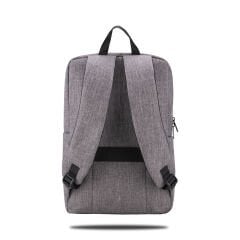 Classone Triesta Serisi, Geri Dönüştürülmüş kumaş,15.6 inch Uyumlu Macbook, Laptop, Notebook Sırt Çantası- Keten Gri