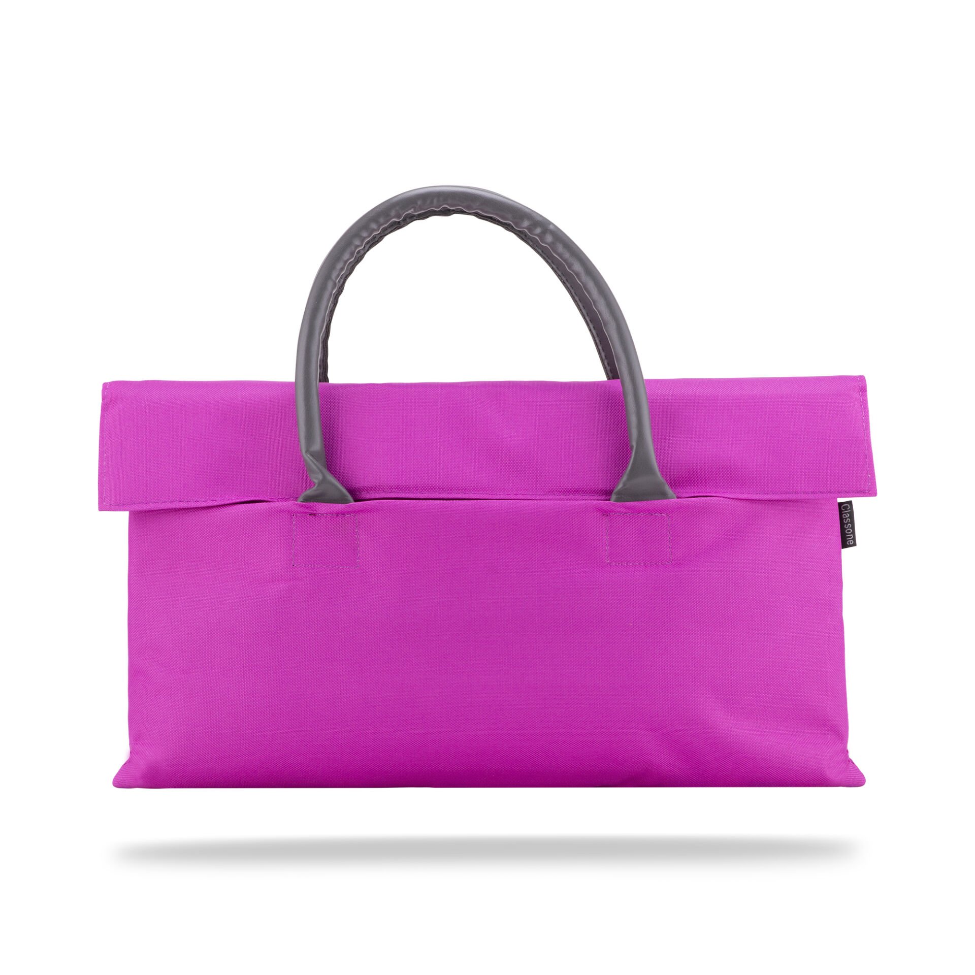 Classone WTXPro Su Geçirmez Kumaş 13-14 inch Bayan Laptop El Çantası- Tote Bag- Fuşya