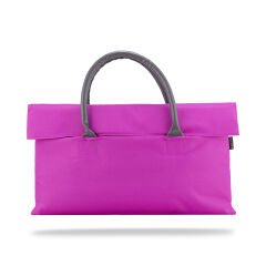 Classone WTXPro Su Geçirmez Kumaş 13-14 inch Bayan Laptop El Çantası- Tote Bag- Fuşya