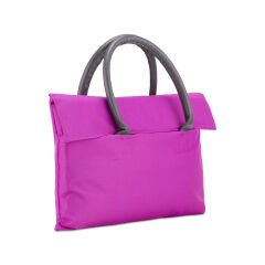 Classone WTXPro Su Geçirmez Kumaş 13-14 inch Bayan Laptop El Çantası- Tote Bag- Fuşya