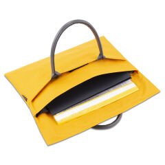 Classone WTXPro Su Geçirmez Kumaş 13-14 inch Bayan Laptop El Çantası- Tote Bag – Sarı