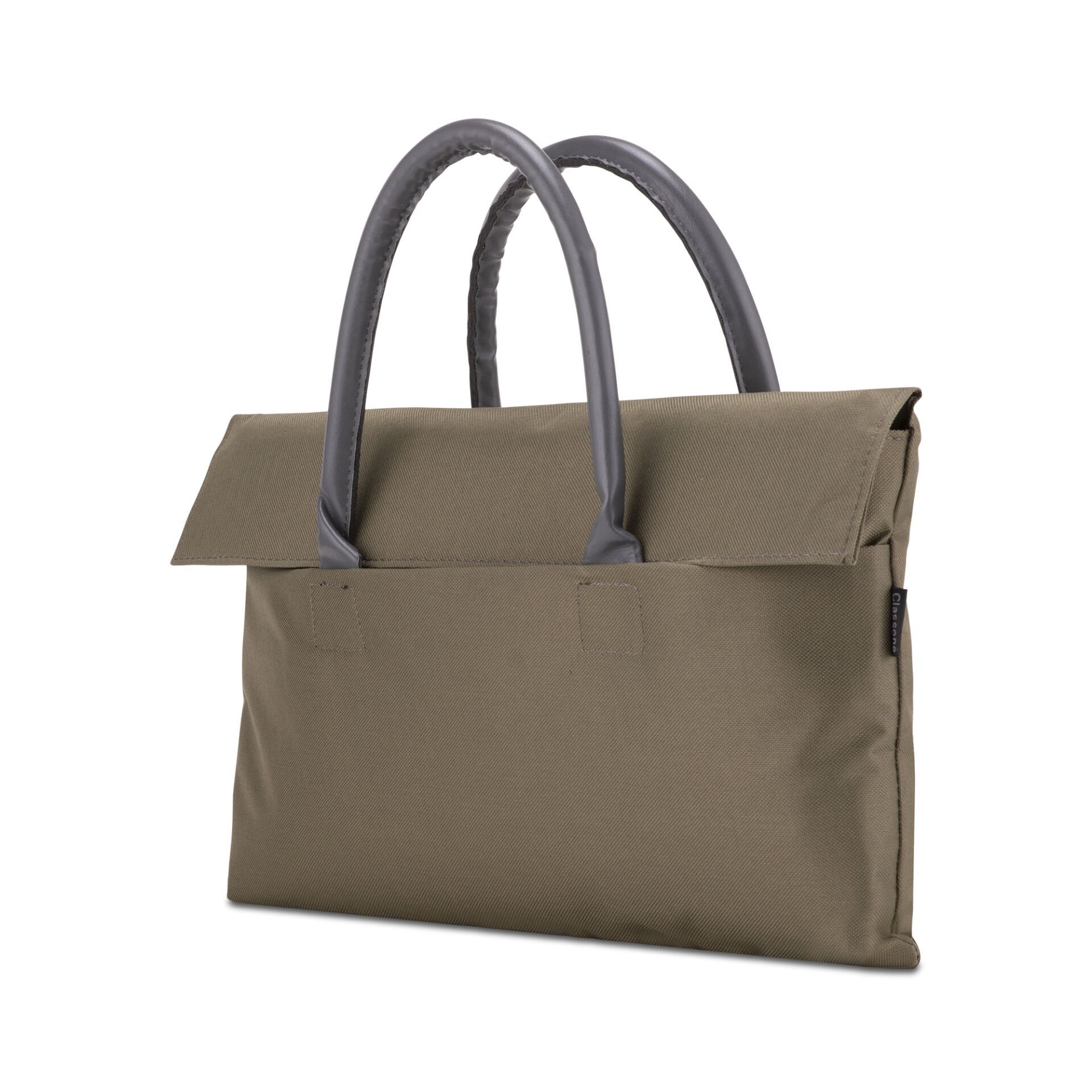 Classone WTXPro Su Geçirmez Kumaş 13-14 inch Bayan Laptop El Çantası- Tote Bag – Yeşil