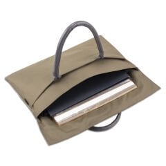 Classone WTXPro Su Geçirmez Kumaş 13-14 inch Bayan Laptop El Çantası- Tote Bag – Yeşil