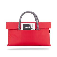 Classone WTXPro Su Geçirmez Kumaş 13-14 inch Bayan Laptop El Çantası- Tote Bag – Kırmızı