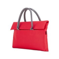 Classone WTXPro Su Geçirmez Kumaş 13-14 inch Bayan Laptop El Çantası- Tote Bag – Kırmızı