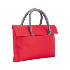 Classone WTXPro Su Geçirmez Kumaş 13-14 inch Bayan Laptop El Çantası- Tote Bag – Kırmızı