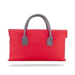 Classone WTXPro Su Geçirmez Kumaş 13-14 inch Bayan Laptop El Çantası- Tote Bag – Kırmızı