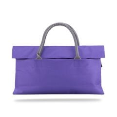 Classone WTXPro Su Geçirmez Kumaş 13-14 inch Bayan Laptop El Çantası- Tote Bag – Mor