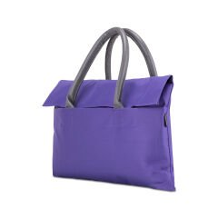 Classone WTXPro Su Geçirmez Kumaş 13-14 inch Bayan Laptop El Çantası- Tote Bag – Mor