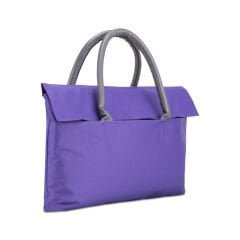 Classone WTXPro Su Geçirmez Kumaş 13-14 inch Bayan Laptop El Çantası- Tote Bag – Mor