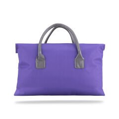 Classone WTXPro Su Geçirmez Kumaş 13-14 inch Bayan Laptop El Çantası- Tote Bag – Mor