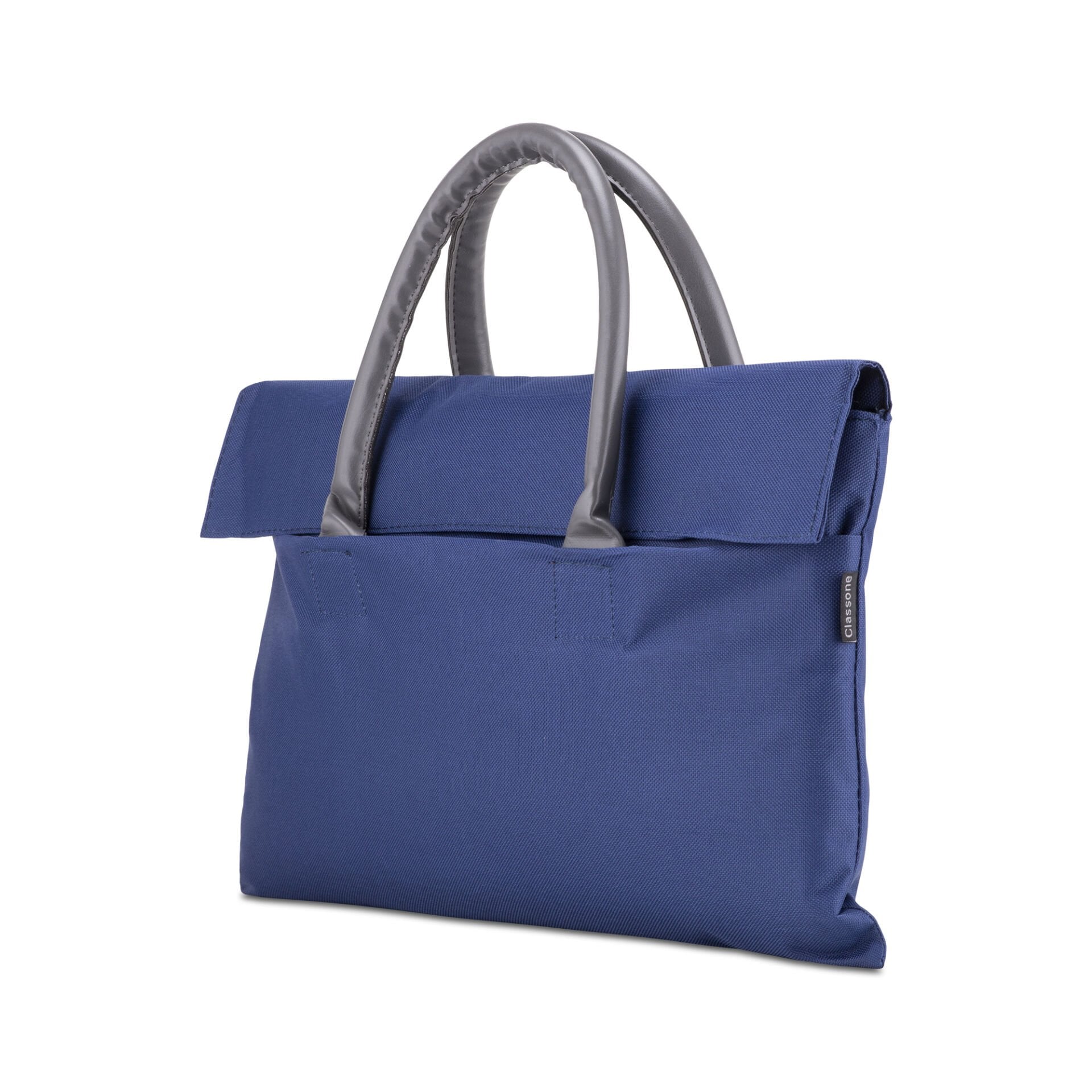 Classone WTXPro Su Geçirmez Kumaş 13-14 inch Bayan Laptop El Çantası- Tote Bag – Lacivert