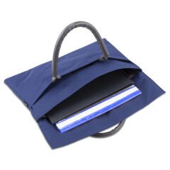Classone WTXPro Su Geçirmez Kumaş 13-14 inch Bayan Laptop El Çantası- Tote Bag – Lacivert