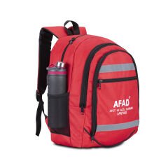 Classone WTX Pro Su Geçirmez Kumaş, Deprem Çantası – Kırmızı