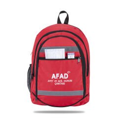 Classone WTX Pro Su Geçirmez Kumaş, Deprem Çantası – Kırmızı