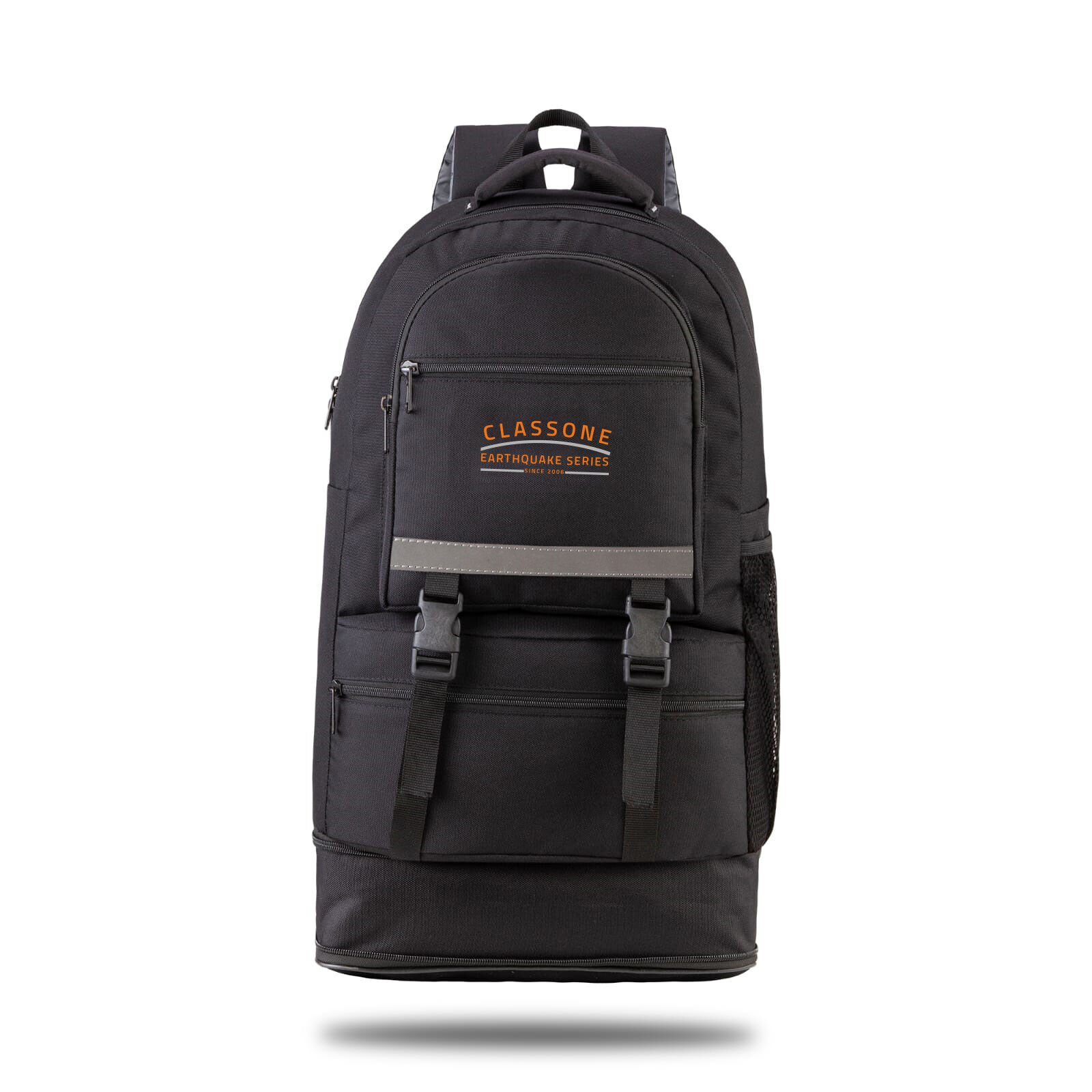 Classone Earthquake Serisi WTXpro Su Geçirmez Kumaş Deprem Çantası – Siyah