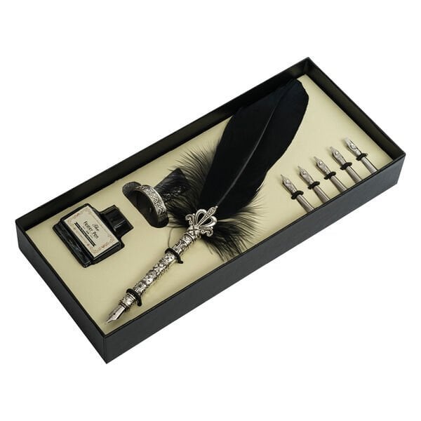 ​Tüy Kaligrafi Kalem ve Mürekkep Seti