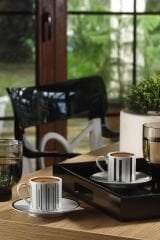 Kütahya Porselen  4 Parça 2 Kişilik Kahve Takımı