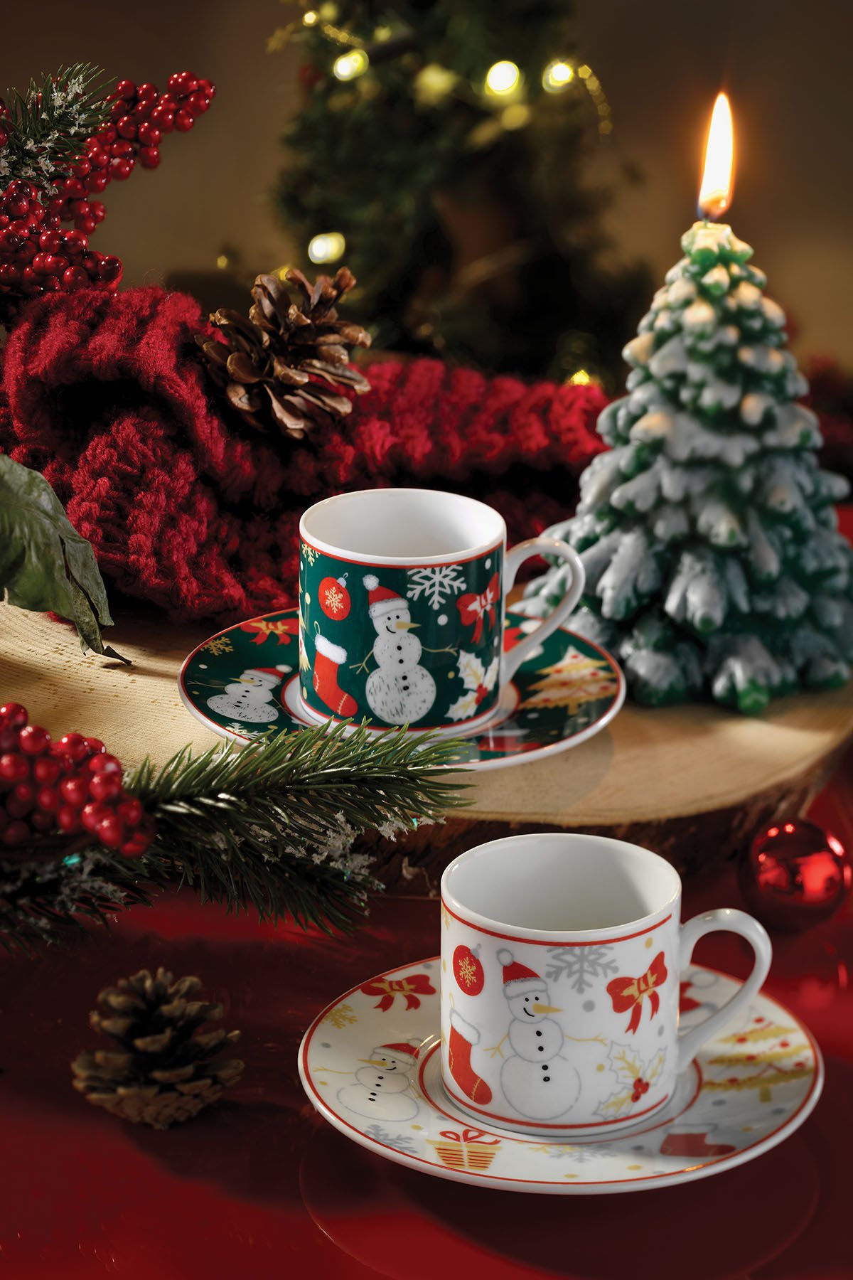 Kütahya Porselen  2 Kişilik Kahve Takımı